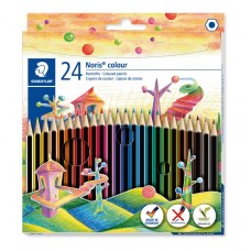 LÁPIS DE COR STAEDTLER NORIS COLOUR 24 CORES LÁPIS DE COR STAEDTLER NORIS COLOUR 24 CORES